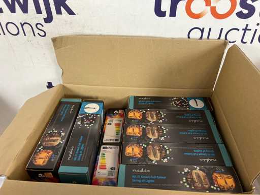 Nedis SmartLife Weihnachtslichter – Kabel – WLAN – RGB – 42 LEDs – 5,00 m – Android / IOS