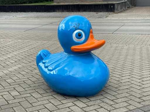 Eend Blauw / Duck Blue H110cm