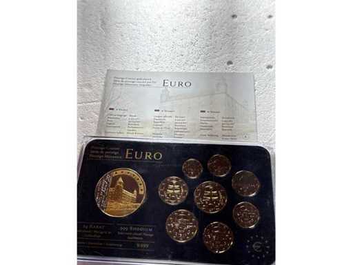 Prestige Coin Set vergoldet Euro Slowakei