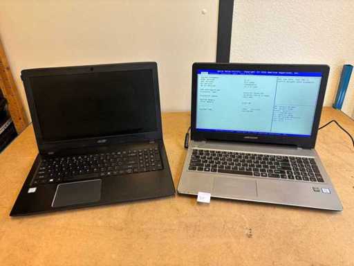 Overige voorraad van de laptop 2x