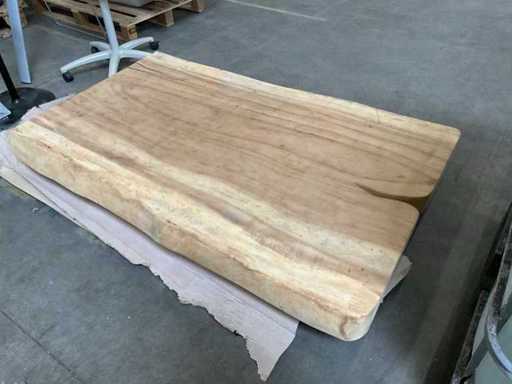 Piano tavolo in legno massiccio 160x100cm.