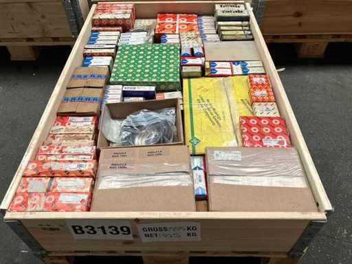 SKF, FAG en INA - Partij lagers en lineaire techniek 225KG