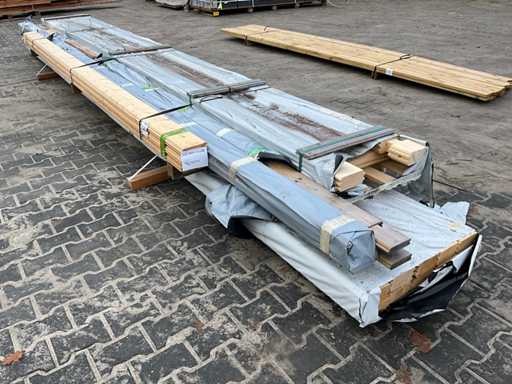 Partij blokhut balken