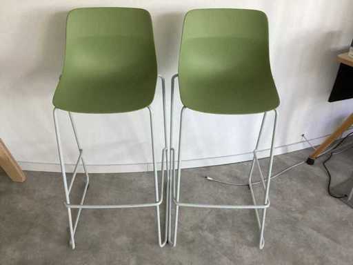 Brunner Bar Stool (2x) Corona verde lima claro