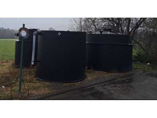Slurry-/watertank (3x)