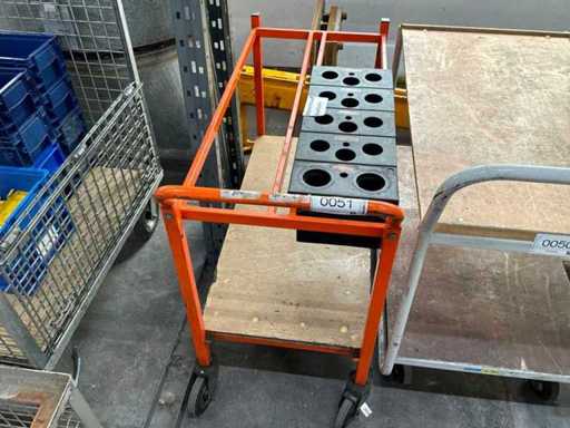 Transportwagen voor bewerkingsgereedschap