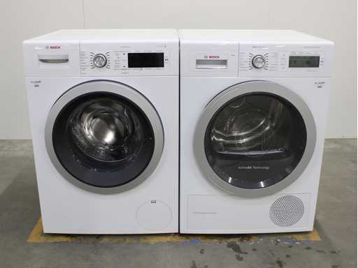 Bosch Serie|8 VarioPerfect Wasmachine & Bosch HomeProfessional SelfCleaning Condenser Wasdroger