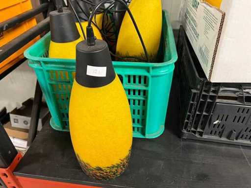 Żółta lampa barowa (9x)