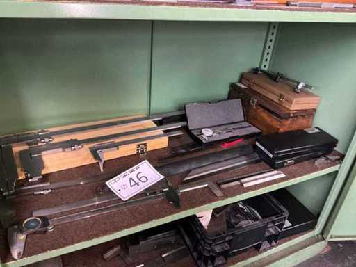 Assortment of measuring equipment