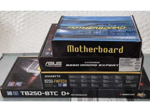 Moederbord Asus, Gigabyte, Biostar (4x)