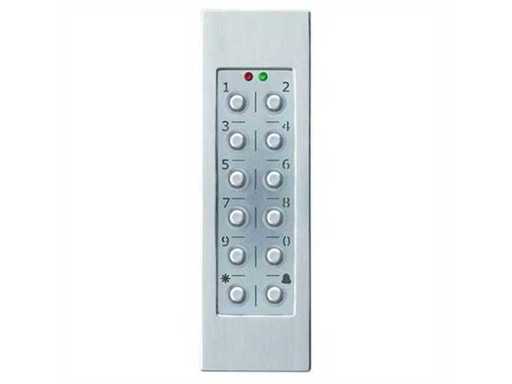 Funk - Draadloze RVS toetsenbord - Autotronic, Multitronic nr. NB702N - Deurbeslag