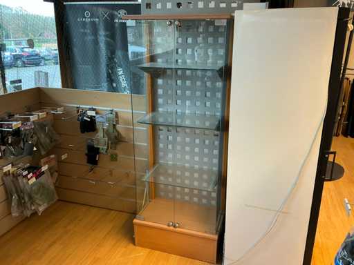 Lot of Display Case Cabinets Store Furniture