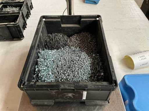 Würth 15.22kg Assorted fasteners in stackable container