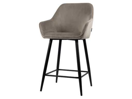Beige Bar Stool Velvet (4x)
