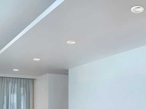 4.9W LED Inbouwspot 3000K met lens(100x)