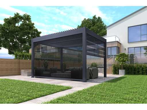 Terrasoverkappingen, zonneluifels, tenten, pergola en terrasverwarmers