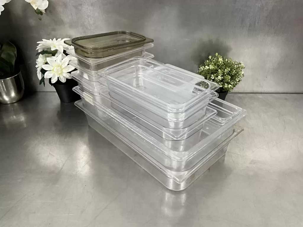 Gastronorm-Behälter aus Kunststoff (12x)