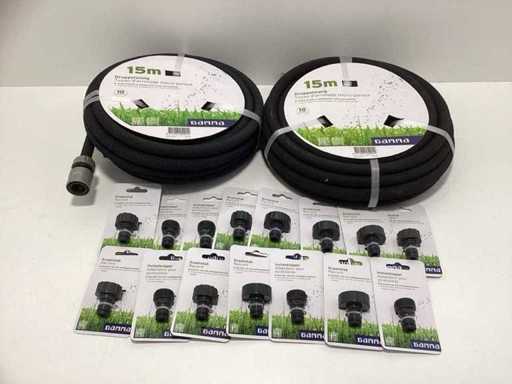 Druppelslang set 30m (17x)