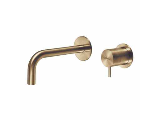 Qisani - Flow - Washbasin faucet outlet construction part - Light gold 15 cm
