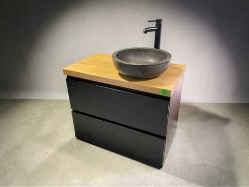 Design-Badezimmermöbel-Set 80 cm