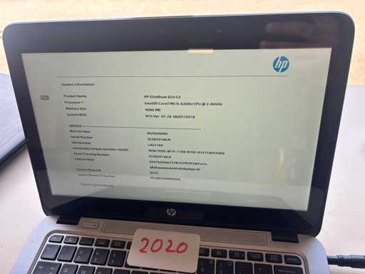 HP Elitebook 820 G3 - procesor Intel (R) core (TM) i5-6300U @ 2.40Ghz