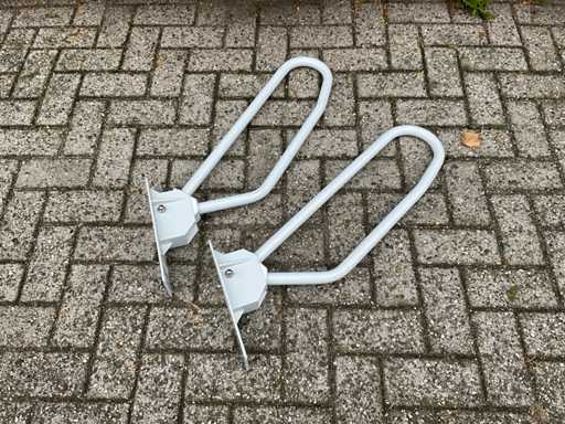 Linido - Rail de toilette pliable (2x)