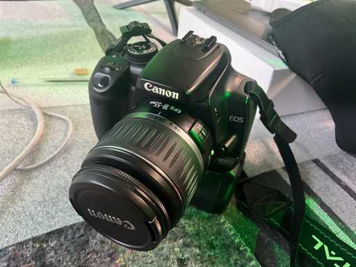Canon EOS 400D Fotocamera, groothoeklens en diverse accessoires