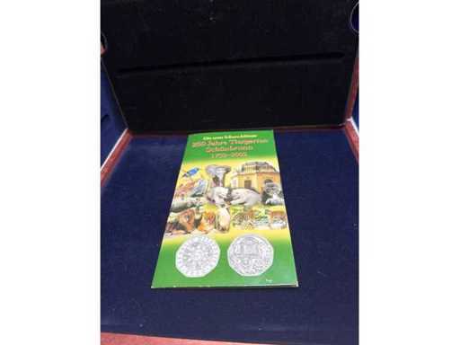 250 anni dello zoo di Schönbrunn 1752-2002 | Moneta da 5€