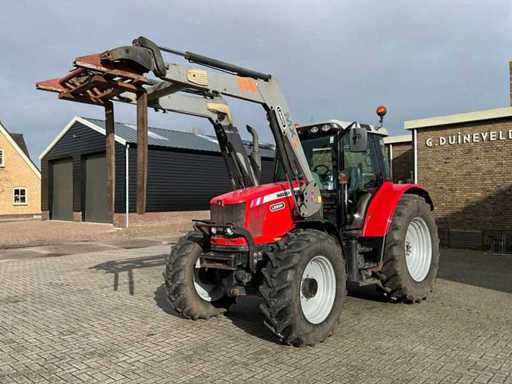 2008 Massey Ferguson 6460 Dyna-6 Four Wheel Drive Farm Tractor