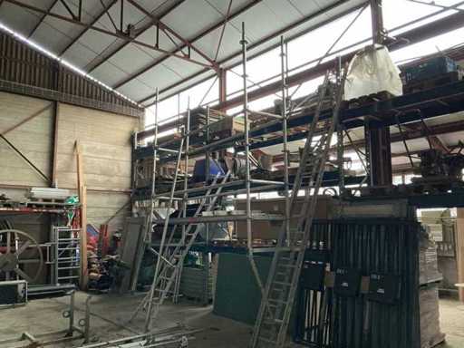 Scaffolding for roofing works Scaffolding