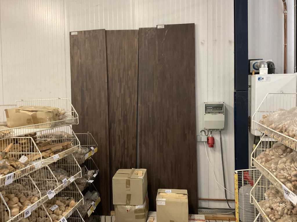 Panele z drewna tekowego 250x50 cm (4x)