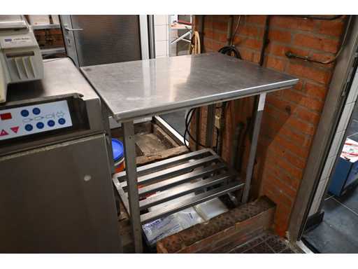 Table de travail en acier inoxydable