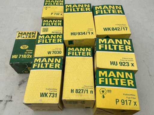 Lotti vari inclusi filtri olio per auto