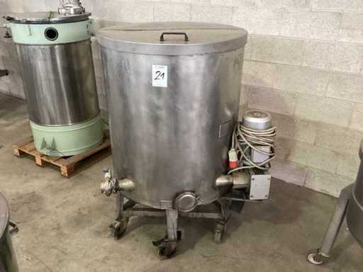 Lagertankrührer und geneigter