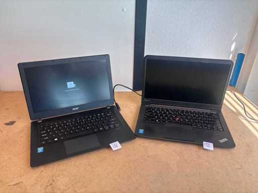 Stock restant de l’ordinateur portable 2x
