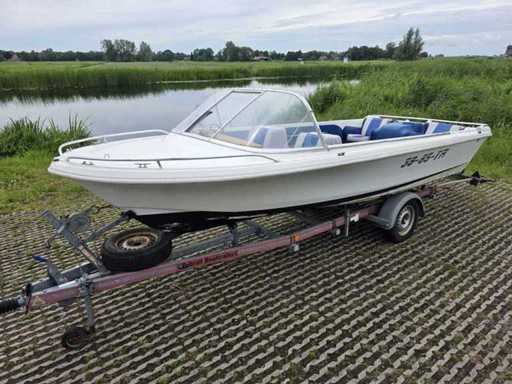 Aristocraft 19 / Heku - Hors-bord 140 ch avec remorque