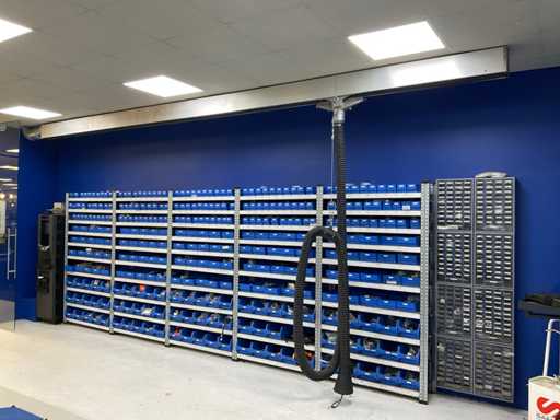 Norfi Aluminum Extraction Rail - con kit di estrazione scarico - 6 m.