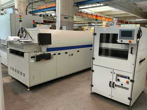 Fully automated coating system for individual components (printed circuit boards, bipolar plates or similar) 