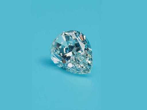 Diamant-Pear Cut 2 CT's - IGI Gecertificeerd F VS2