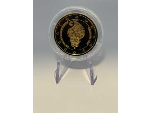 2 Euro Herdenkingsmunt Verguld Spanje 2013 El Escorial