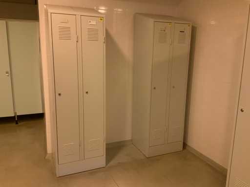 2-teiliger Schließfachschrank (6x)