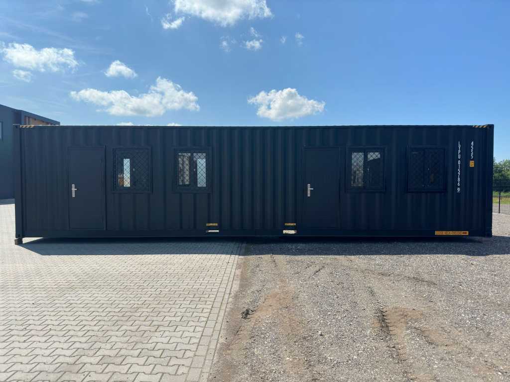 Containerwoning / container unit 40 ft HQ / 12 M Tiny house dubbele woning