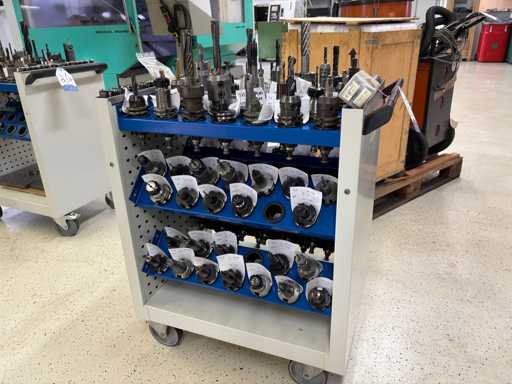 GARANT Post SK 40 Tool Holders incl. Tool Carrier Trolley