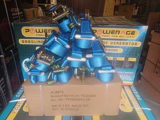 Sangles 10 pièces 5t 9 mètres