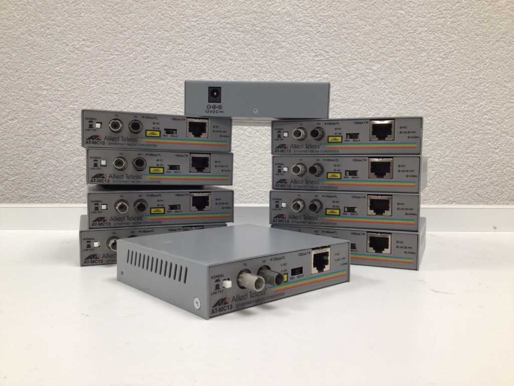 Allied Telesis AT-MC13 Ethernet media converter (10x)