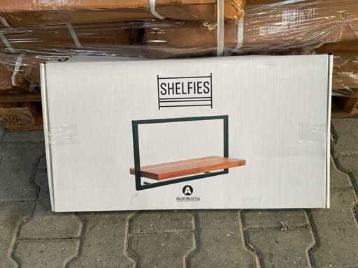 Partij Industriële Wandplank Shelfie A - 65cm X 35cm (81x)