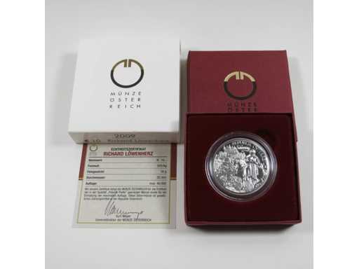 Austria 10 Euro 2009 Zilveren Bewijs Richard Löwenherz