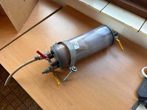 Stainless Steel Industrial Exhaust Filter with Ball Valves