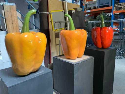 Decorazione in paprika (3 volte)