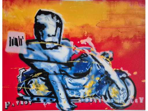 Zeefdruk Herman Brood ‘Fatboy’